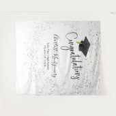 Hoge school spetterende glitters eindexamenfeest a wandkleed (Voorkant (horizontaal))