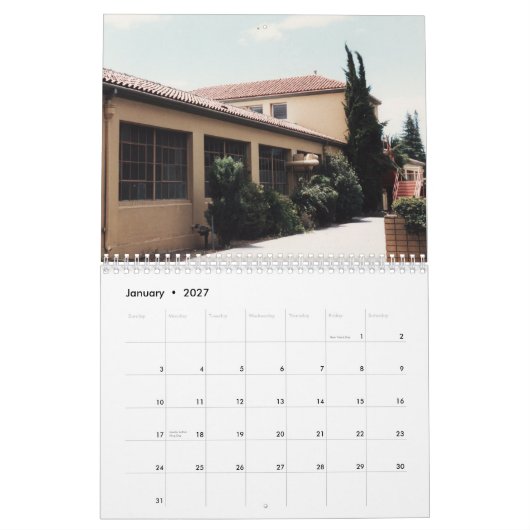 HOGE SCHOOLkalender UITZICHT MOUNTAGE Kalender (Jan 2027)