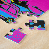 Hoge scooterrijder - stunt scooter legpuzzel (Zijkant)