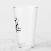 Hoge & Smalle Elegante Geweimonogram Glas (Links)