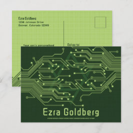 Hoge Snelheid Computer Printplaat Bar Mitzvah Briefkaart