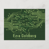 Hoge Snelheid Computer Printplaat Bar Mitzvah Briefkaart (Voorkant)