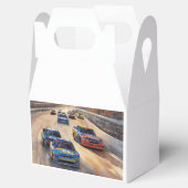 Hoge snelheid kleurrijke Twilight Racing Scene Bedankdoosjes (Geopend)