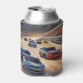 Hoge snelheid kleurrijke Twilight Racing Scene Blikjeskoeler (Blikje Voorkant)