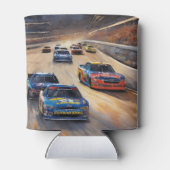 Hoge snelheid kleurrijke Twilight Racing Scene Blikjeskoeler (Achterkant)