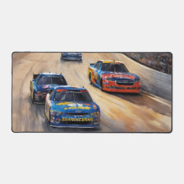 Hoge snelheid kleurrijke Twilight Racing Scene Bureaumat