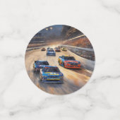 Hoge snelheid kleurrijke Twilight Racing Scene Confetti (Kleine voorkant)