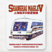 Hoge snelheid Shanghai Maglev SMT Transrapid Train Muismat (Voorkant)