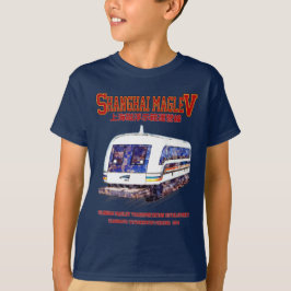Hoge snelheid Shanghai Maglev SMT Transrapid Train T-shirt