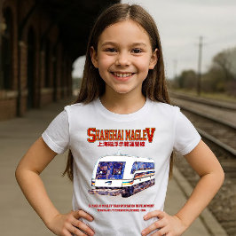 Hoge snelheid Shanghai Maglev SMT Transrapid Train T-shirt