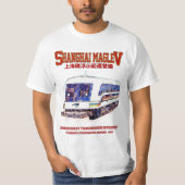 Hoge snelheid Shanghai Maglev SMT Transrapid Train T-shirt (Voorkant)