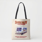 Hoge snelheid Shanghai Maglev SMT Transrapid Train Tote Bag (Voorkant)