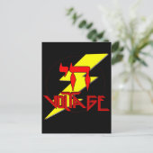 HOGE SPANNING BRIEFKAART (Staand voorkant)