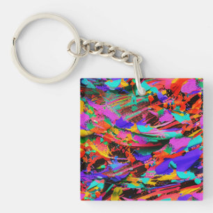 Hoge Spanningsabstractie Sleutelhanger