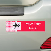 Hoge springstang bumpersticker (Op auto)
