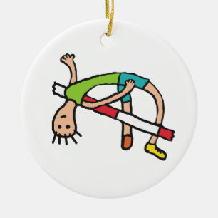 Hoge sprint keramisch ornament