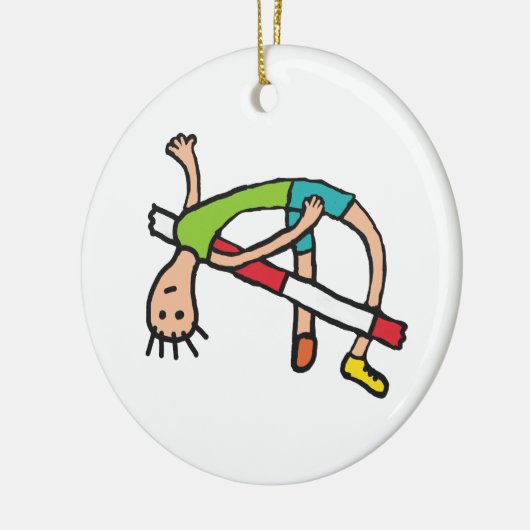 Hoge sprint keramisch ornament (Links)