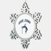 Hoge sprint tin sneeuwvlok ornament (Rechts)