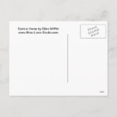 Hoge staart, Jaar sumi-E van het Paard Feestdagenkaart (Achterkant)