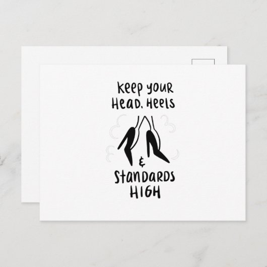 Hoge standaarden briefkaart (Voorkant / Achterkant)