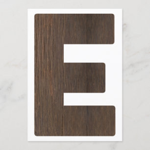 Hoge Stoel 1e Verjaardag Banner Letter E voor ONE Kaart