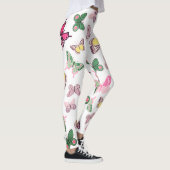 Hoge taille vlinder geruit & dierenprint leggings (Rechts)
