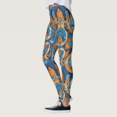 Hoge Taille Yoga Leggings met Uniek Patroon (Links)