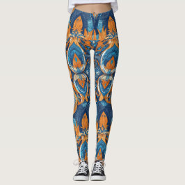 Hoge Taille Yoga Leggings met Uniek Patroon