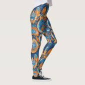 Hoge Taille Yoga Leggings met Uniek Patroon (Rechts)