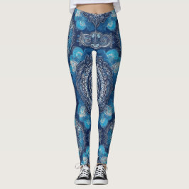 Hoge Taille Yoga Leggings met Uniek Patroon