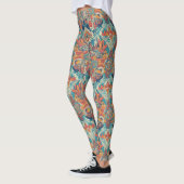 Hoge Taille Yoga Leggings met Uniek Patroon (Links)