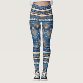 Hoge Taille Yoga Leggings met Uniek Patroon