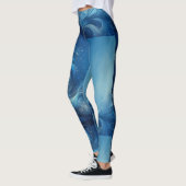 Hoge Taille Yoga Leggings met Uniek Patroon (Links)