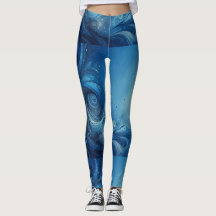 Hoge Taille Yoga Leggings met Uniek Patroon