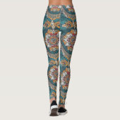 Hoge Taille Yoga Leggings met Uniek Patroon (Achterkant)