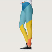 Hoge Taille Yoga Leggings met Uniek Patroon (Links)