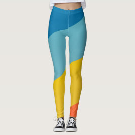 Hoge Taille Yoga Leggings met Uniek Patroon