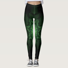 Hoge Taille Yoga Leggings met Uniek Patroon