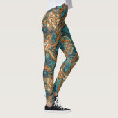 Hoge Taille Yoga Leggings met Uniek Patroon (Rechts)