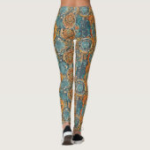 Hoge Taille Yoga Leggings met Uniek Patroon (Achterkant)