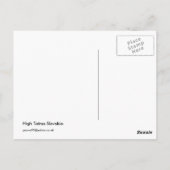 Hoge Tatras Slowakije Briefkaart (Achterkant)