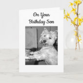 ****HOGE TECH**** GROTE DAG ZONDER WESTIE KAART (Gele Bloem)