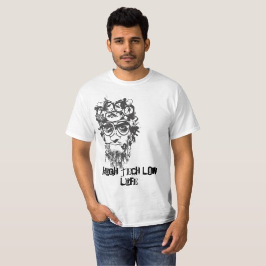 HOGE TECH LAGE LEVENSDUUR T-SHIRT (Voorkant volledig)