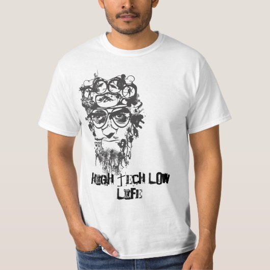 HOGE TECH LAGE LEVENSDUUR T-SHIRT (Voorkant)