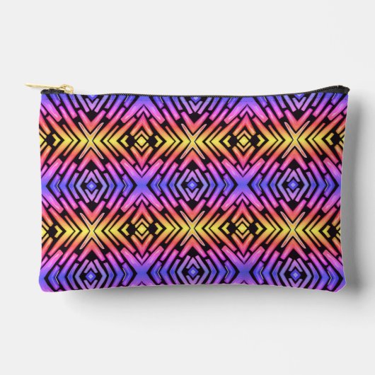 Hoge Tech Sci-Fi Neon Paars Geel Roze  Etui (Voorkant)