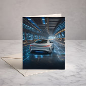 Hoge Technologie Automotive Print | Moderne Sci-Fi Kaart