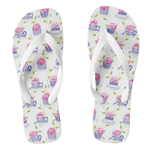 Hoge thee bij de Orangery Teenslippers (Voetbed)
