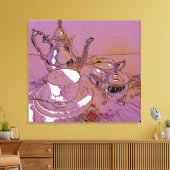 Hoge thee canvas afdruk (Insitu (Woonkamer))