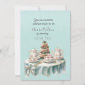 Hoge Thee Douche uitnodiging (Voorkant)