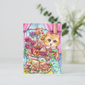 Hoge Thee Feest Briefkaart (Staand voorkant)